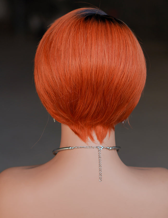 Pixie Cut Wig 13*4*1 lace part ---9164-1B/350#---pay 1 get 2