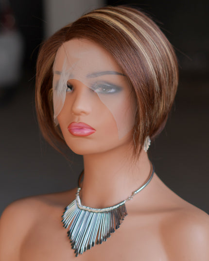 Pixie Cut Wig 13*4*1 lace part --9164-4/27#---pay 1 get 2