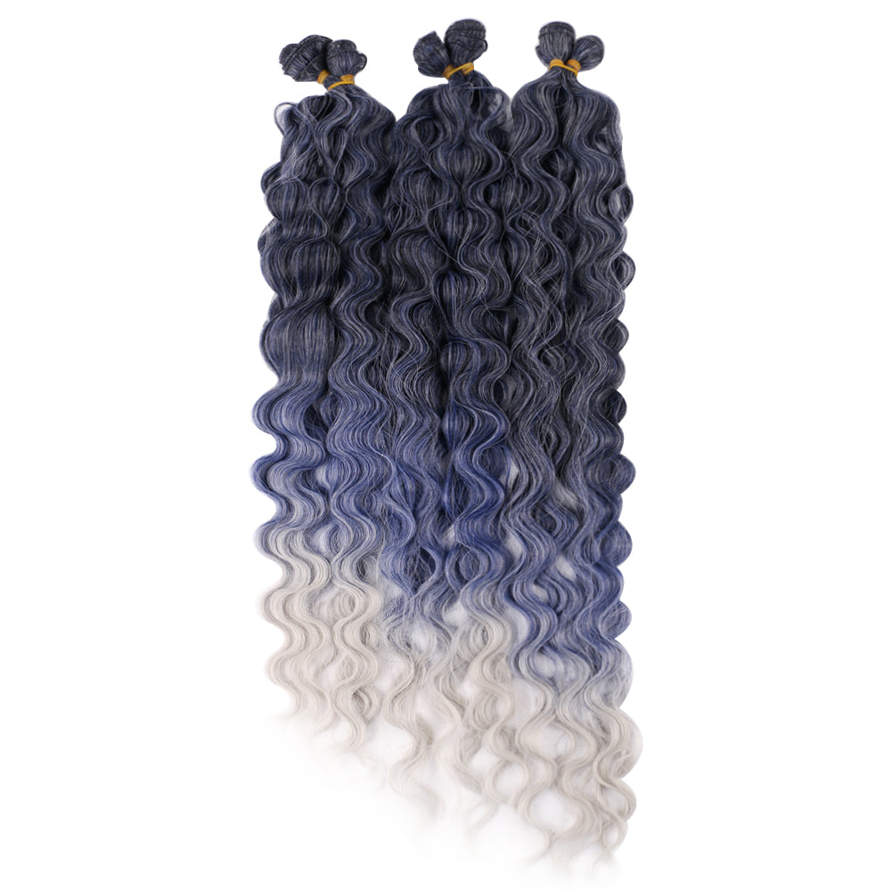 Fiber body wave Six Piece Set Hair weft-2