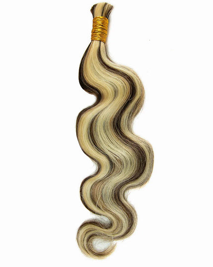 body wave P4/613 color 15A human hair bulk for braiding