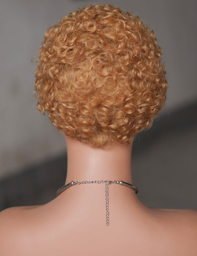 Machine made pixie cut wig---JK9044---#27-pay 1 get 2