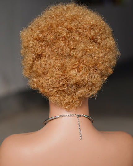 Machine made pixie cut wig---JK9032---#27---pay 1 get 2