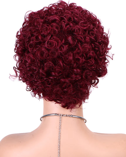 Pixie Cut Wig 13*1 lace part ---JK2016---99#---buy 1 get 2