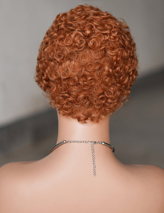 Machine made pixie cut wig---JK9044---#30-pay 1 get 2