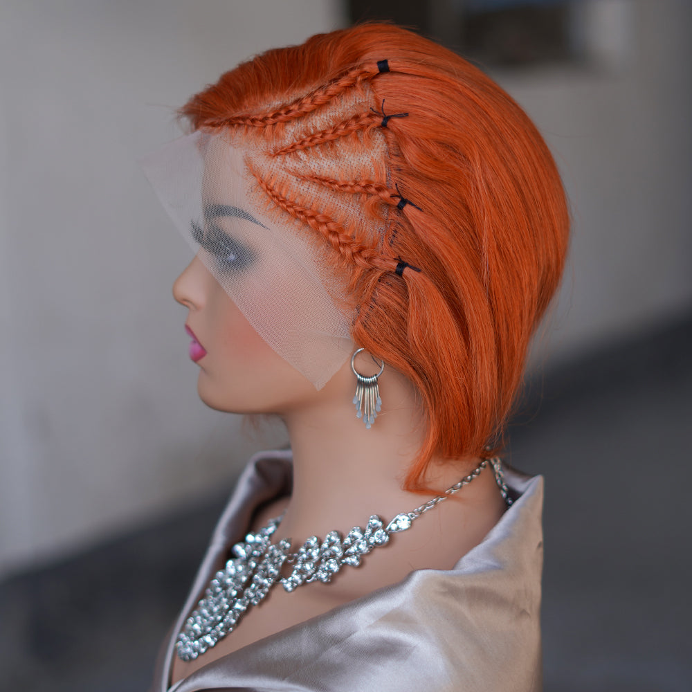 Pixie cut wig 13x4 Lace Frontal Wig---#350---JK8818---RMB 187---130g