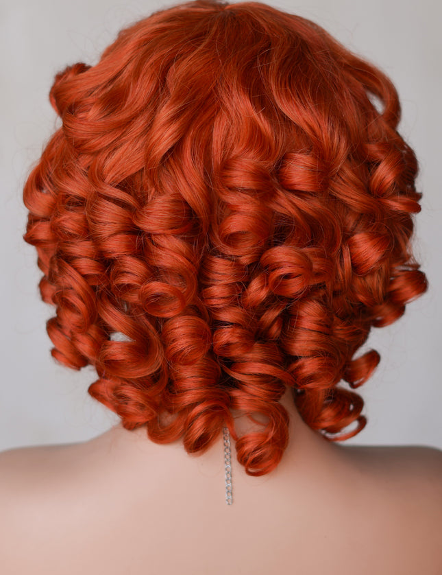 #350 color--full machine made wig with bang-ZZY031