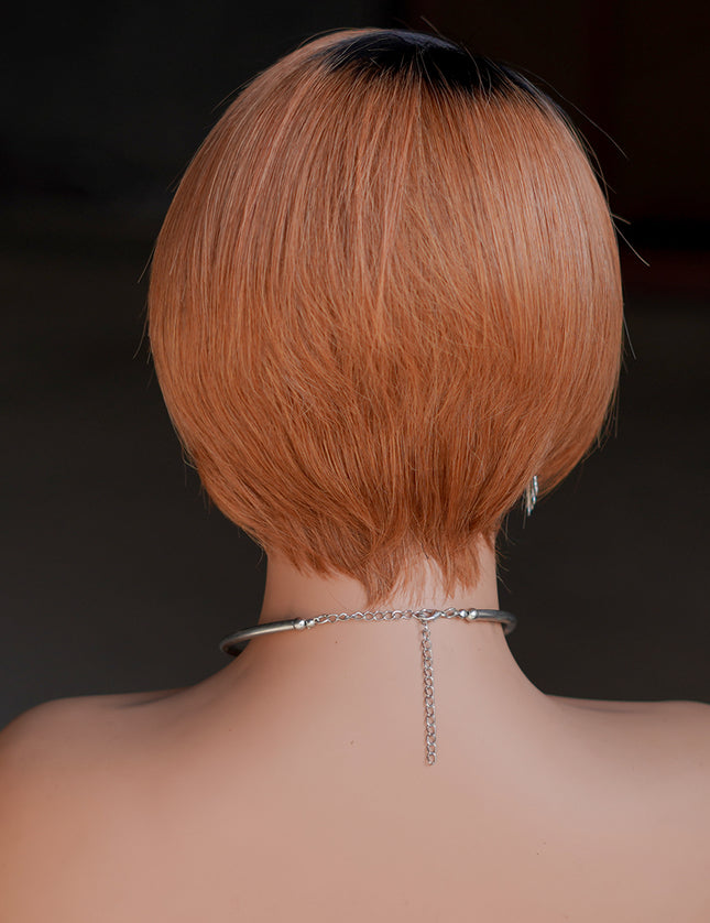 Pixie Cut Wig 13*4*1 lace part ---9164-1B/30#---pay 1 get 2