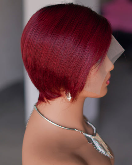 Pixie Cut Wig 13*4*1 lace part ---9164-1B/99#---pay 1 get 2