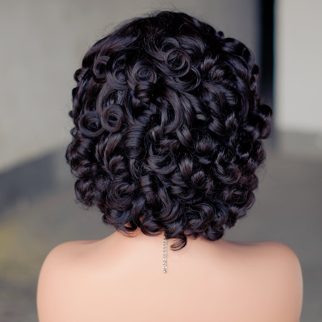full machine made wig with bang-CX032-ZZY
