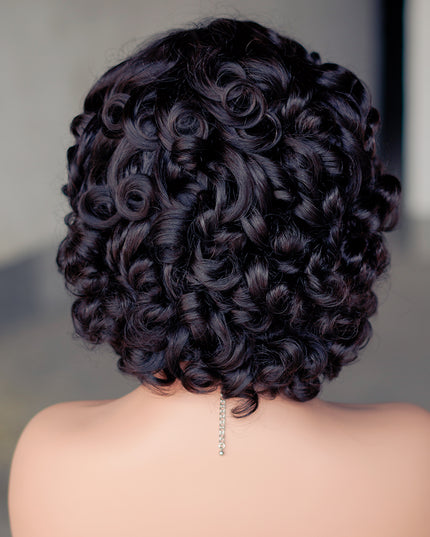 full machine made wig with bang-CX032-ZZY