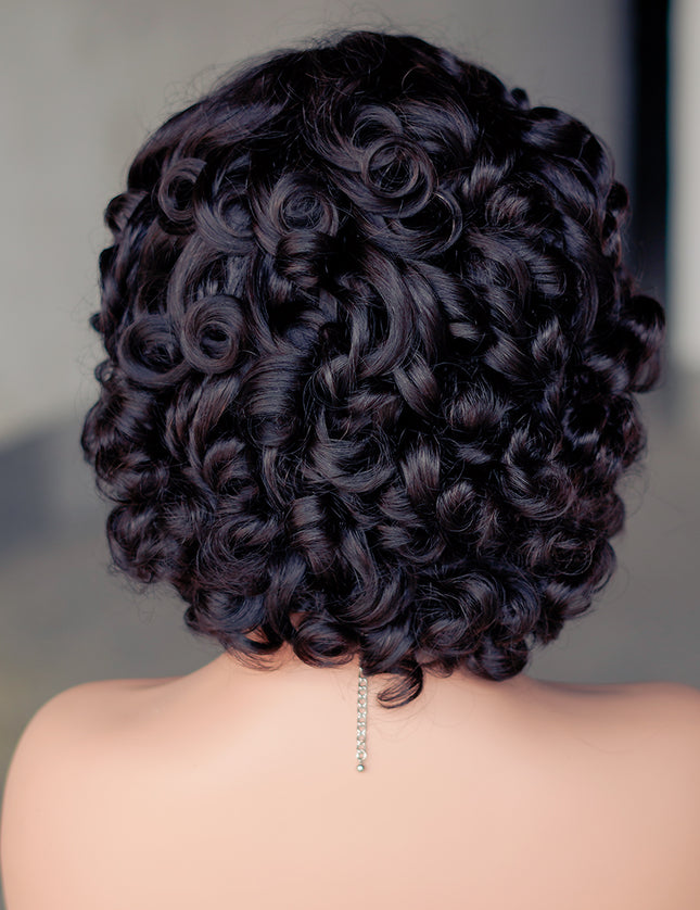 full machine made wig with bang-CX032-ZZY