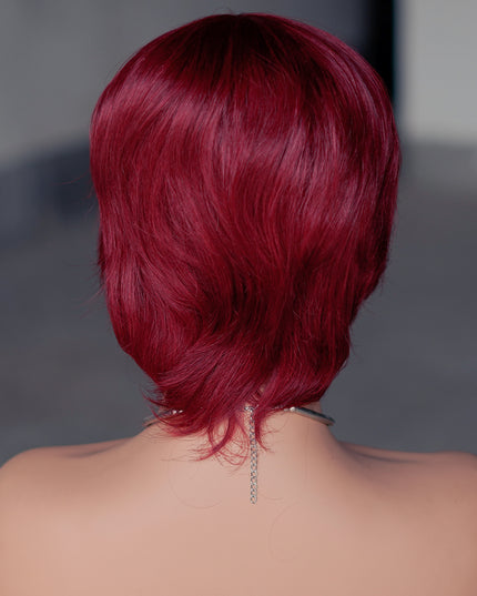 Machine made pixie cut wig---#99 --JKF661---pay 1 get 2