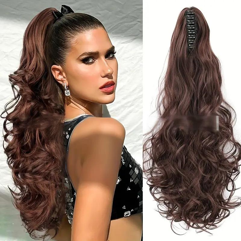 Fiber Ponytail hair Extension-Brown