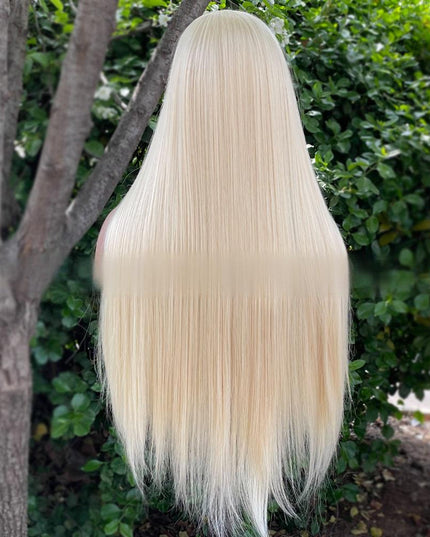 Synthetic lace frontal color wig---13*6---blonde color