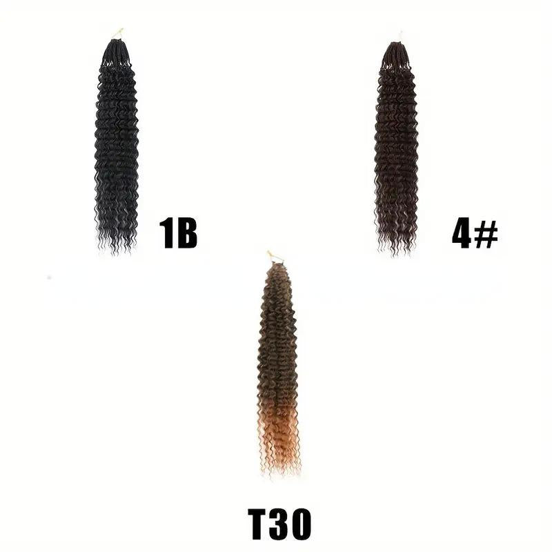 Fiber Box Braids Bohemian Curly Air Tripod Braid Crochet