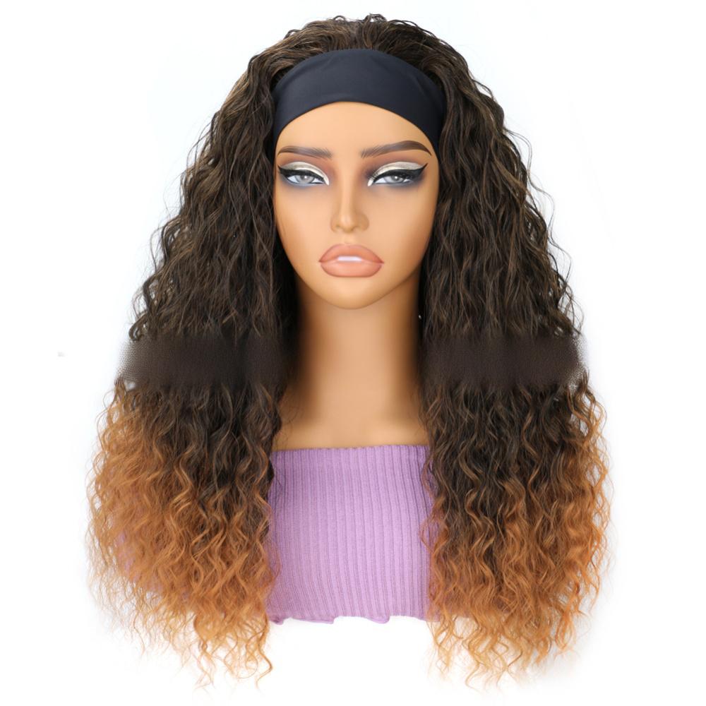 deep headband wig ice ribbon big wave corn perm fiber headband-5
