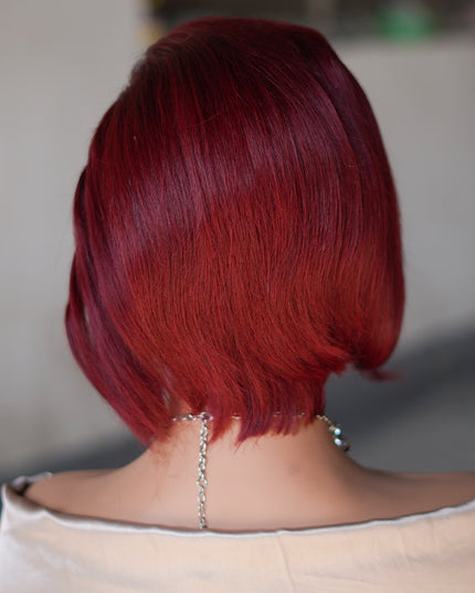 Pixie cut wig 13x4 Lace Frontal Wig---JK045----color #99