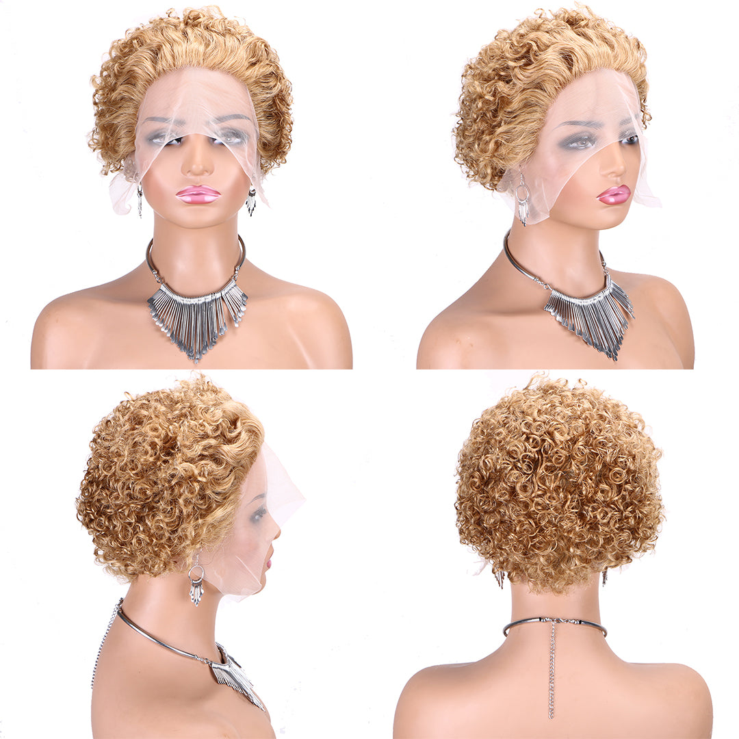 Pixie Cut Wig 13*1 lace part---JK2016---27#----RMB 99