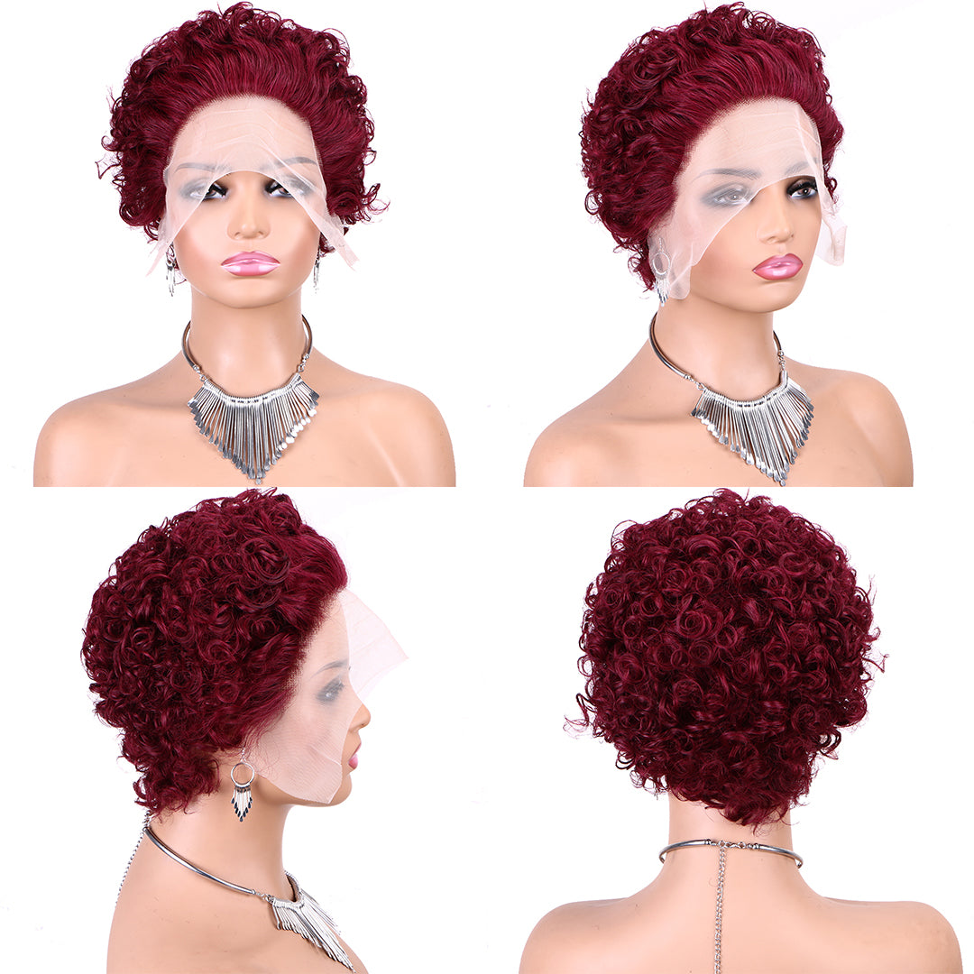 Pixie Cut Wig 13*1 lace part ---JK2016---99#----RMB 99