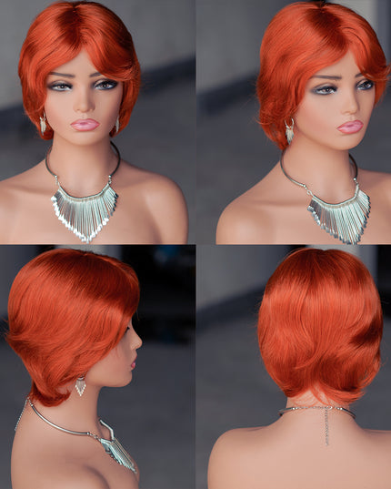 Machine made pixie cut wig---#350---JKF661--- pay 1 get 2