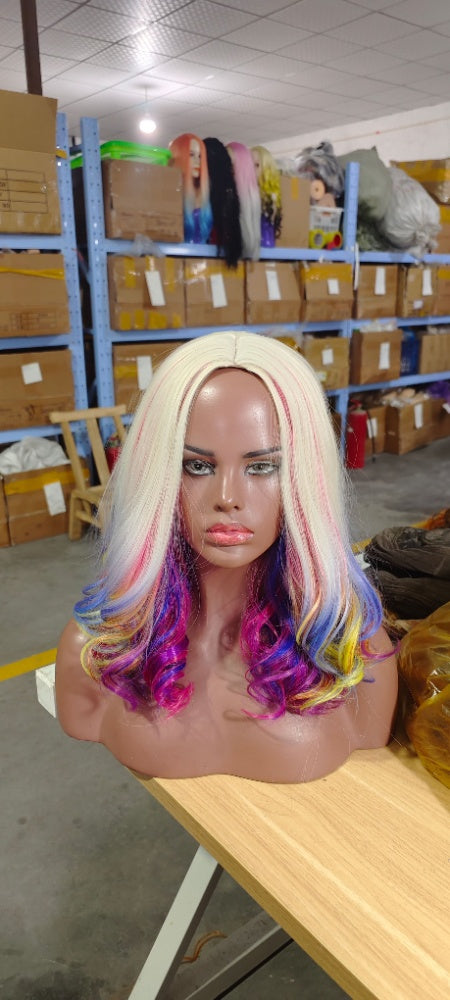 Fiber cosplay wig