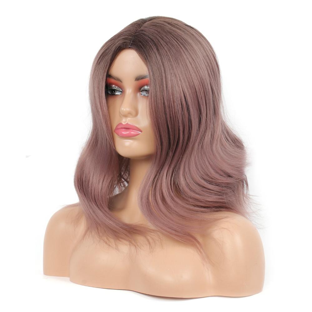 Fiber fashion women wig-1