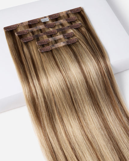 PU clip hair extensions---Color 80