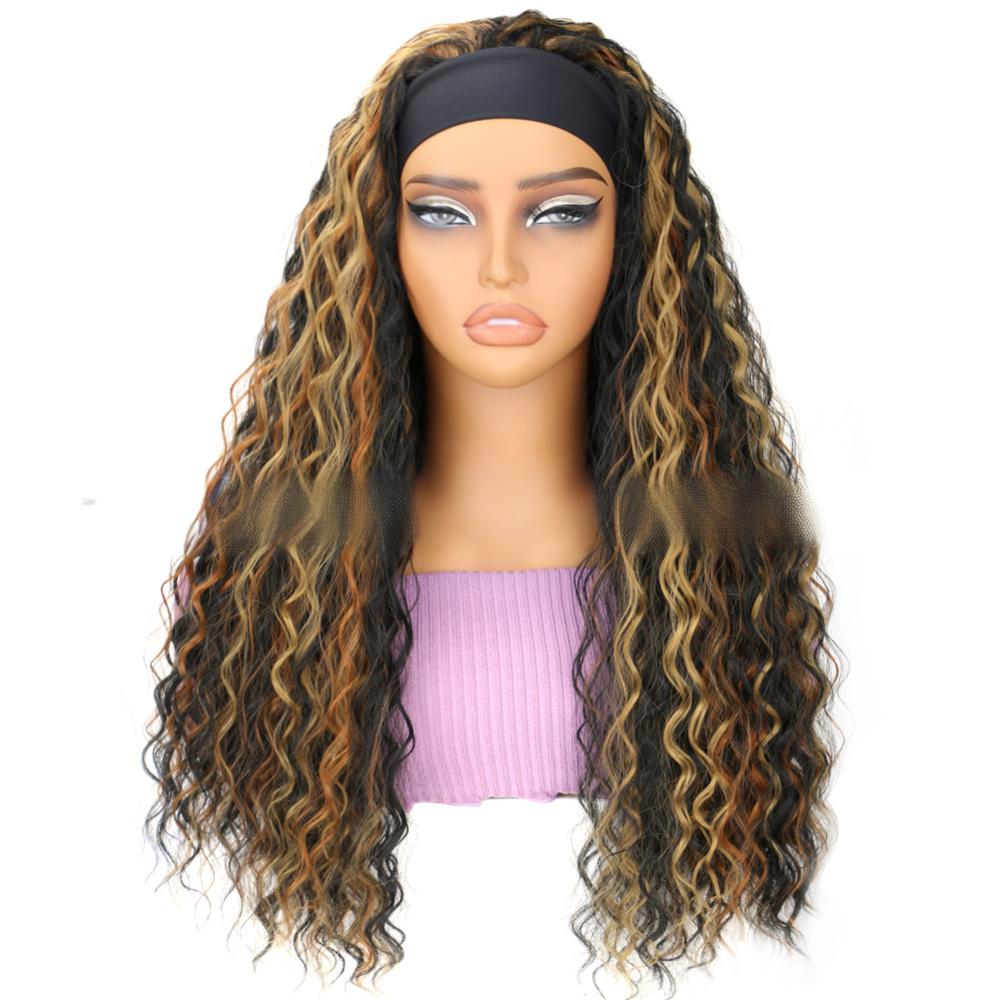 deep headband wig ice ribbon big wave corn perm fiber headband-6