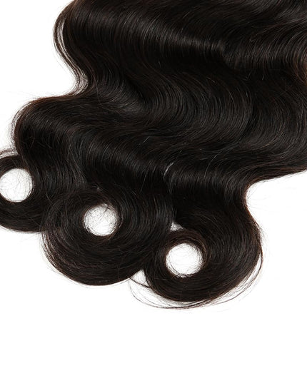 Body wave natural black color 15A human hair bulk for braiding