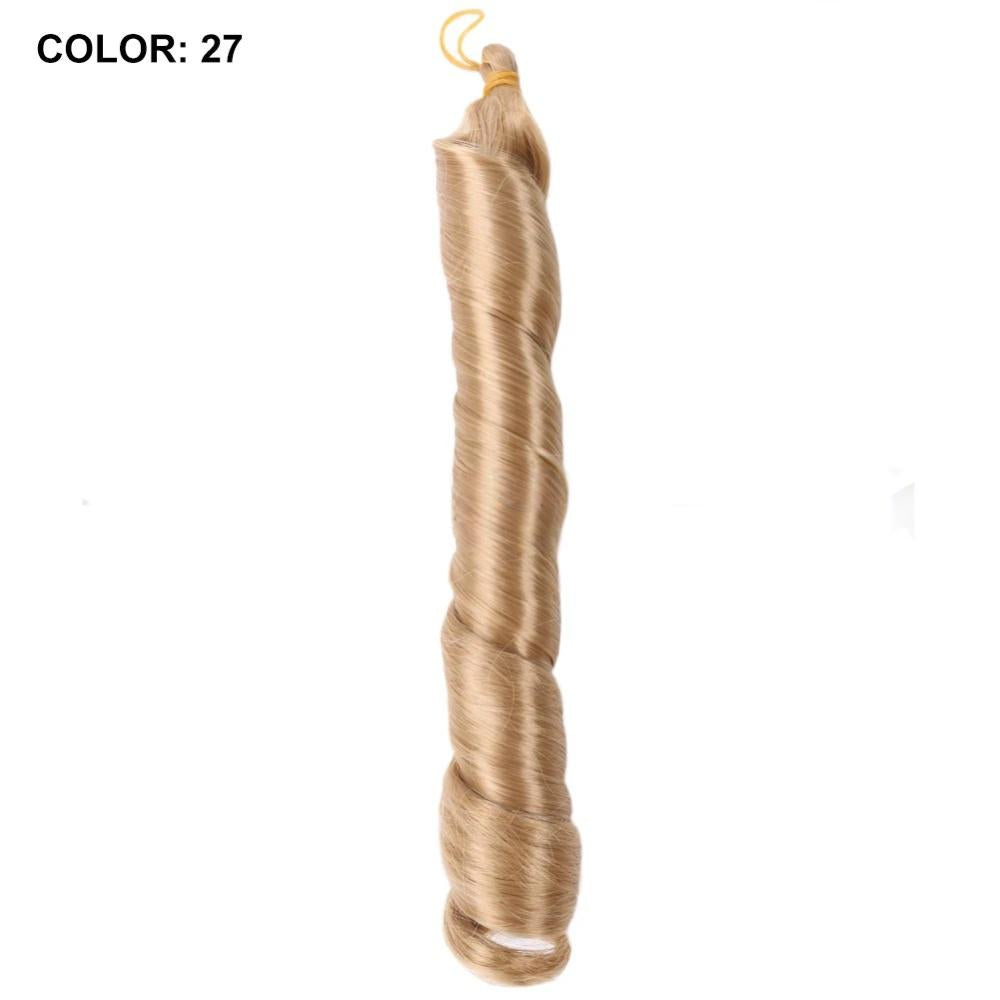 Loose Wave Crochet Hair Single-tube Big Curl Spiral Curl-6