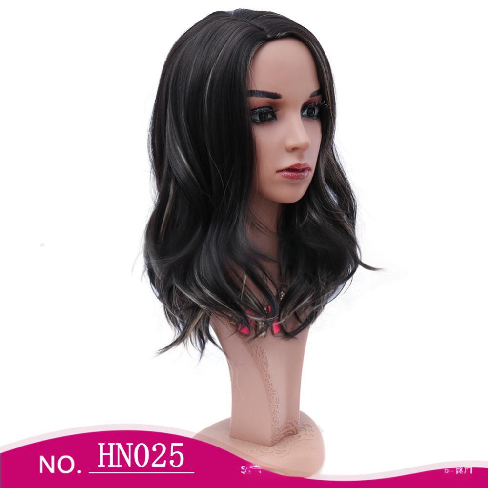 Partial short hair cosplay fiber wig-2
