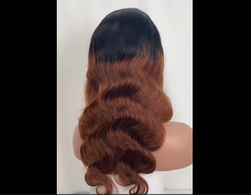 T1B/30 body wave 4x4，5x5 Lace closure 100% Virgin Human Hair Transparent LACE Wig   180% density