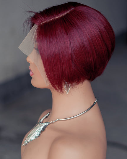 Pixie Cut Wig 13*4*1 lace part --9164---pay 1 get 2