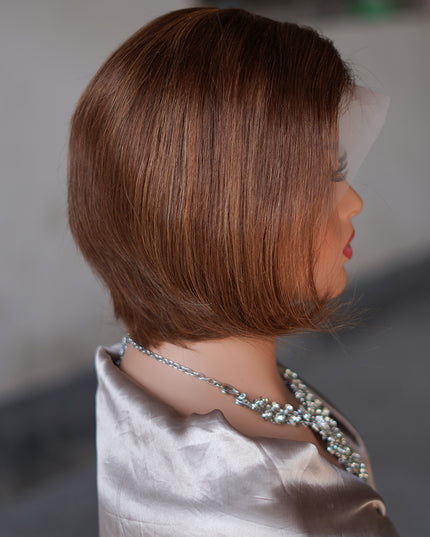 Pixie cut wig 13x4 Lace Frontal Wig--- #4/30---JK045