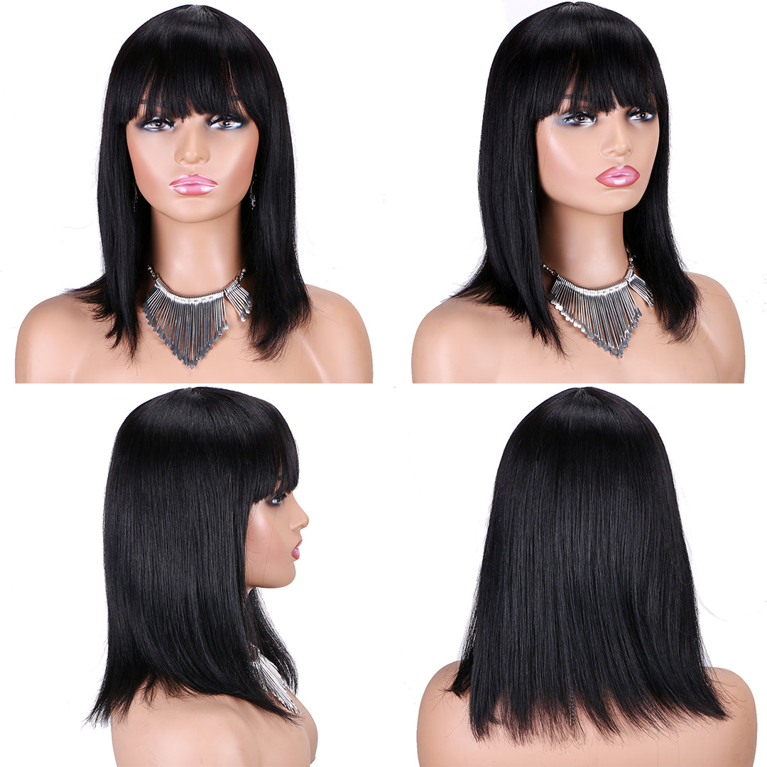 Machine made pixie cut wig---JK9030---14 inch--- RMB 187