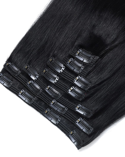 remy clip hair extensions---#1