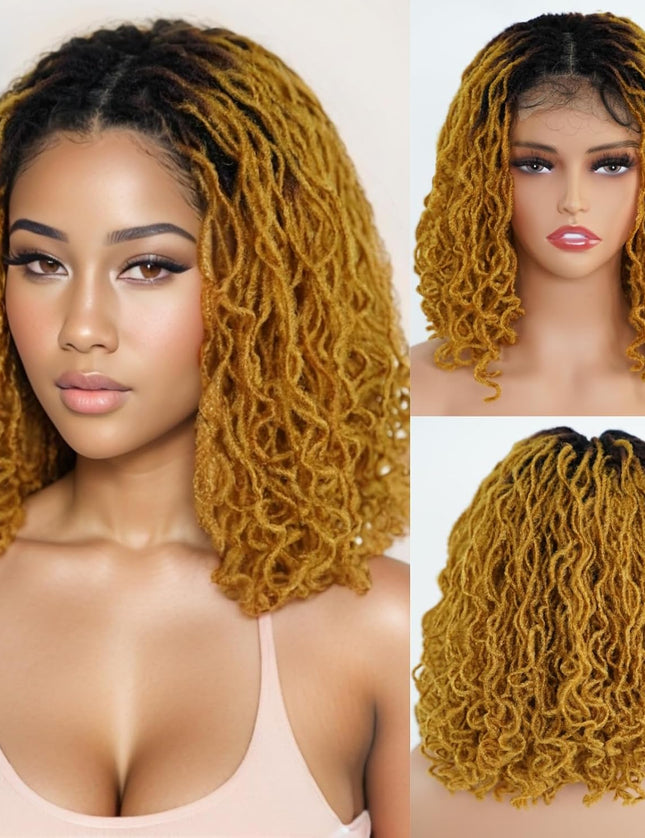 Faux Locs Crochet Synthetic Hair wig- ombre 1B/30- pay 1 get 2