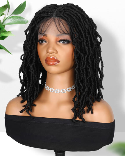 Faux Locs Crochet Synthetic Hair wig- black color- pay 1 get 2