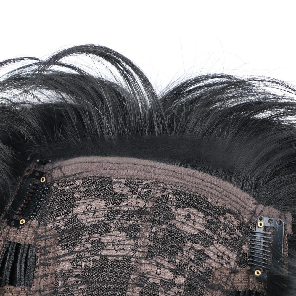 Fiber Short fluffy hair bag black color