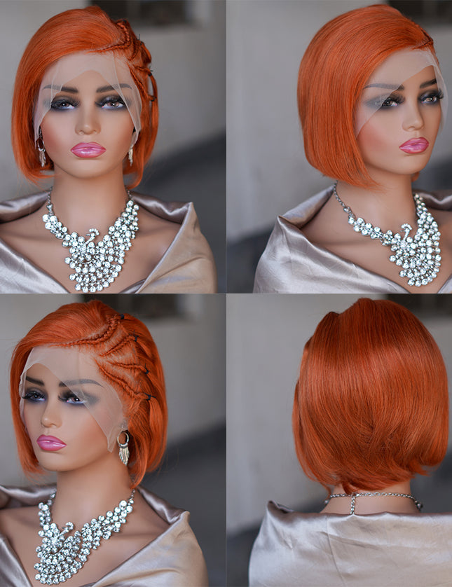 Pixie cut wig 13x4 Lace Frontal Wig---#350---JK045