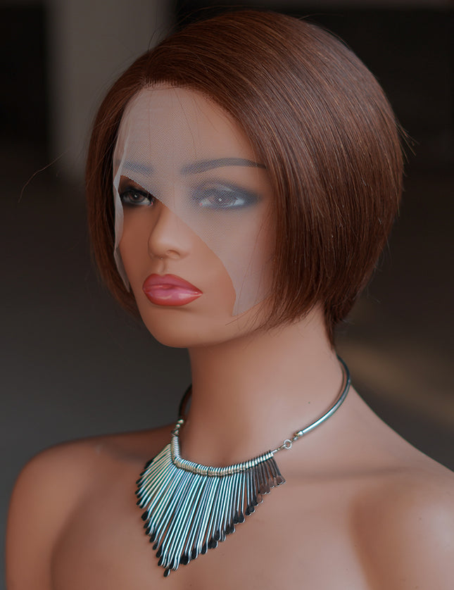 Pixie Cut Wig 13*4*1 lace part --9164-4#---pay 1 get 2