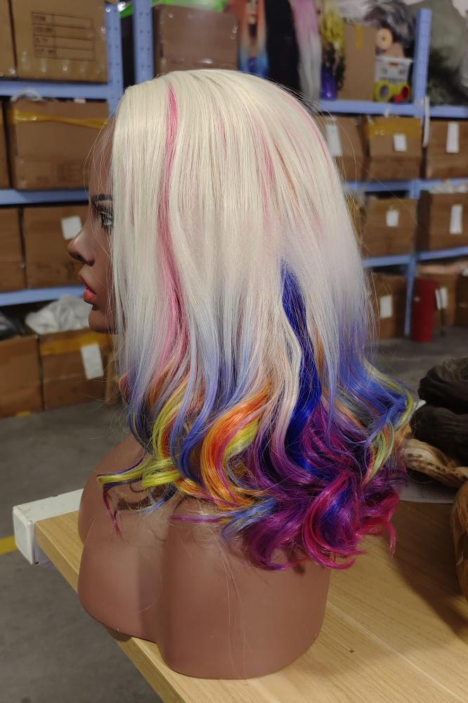 Fiber cosplay wig