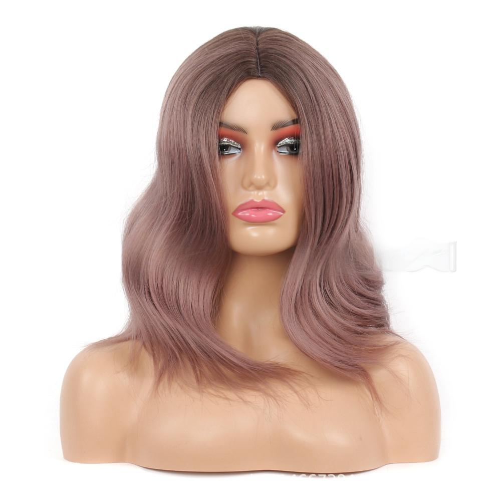 Fiber fashion women wig-1