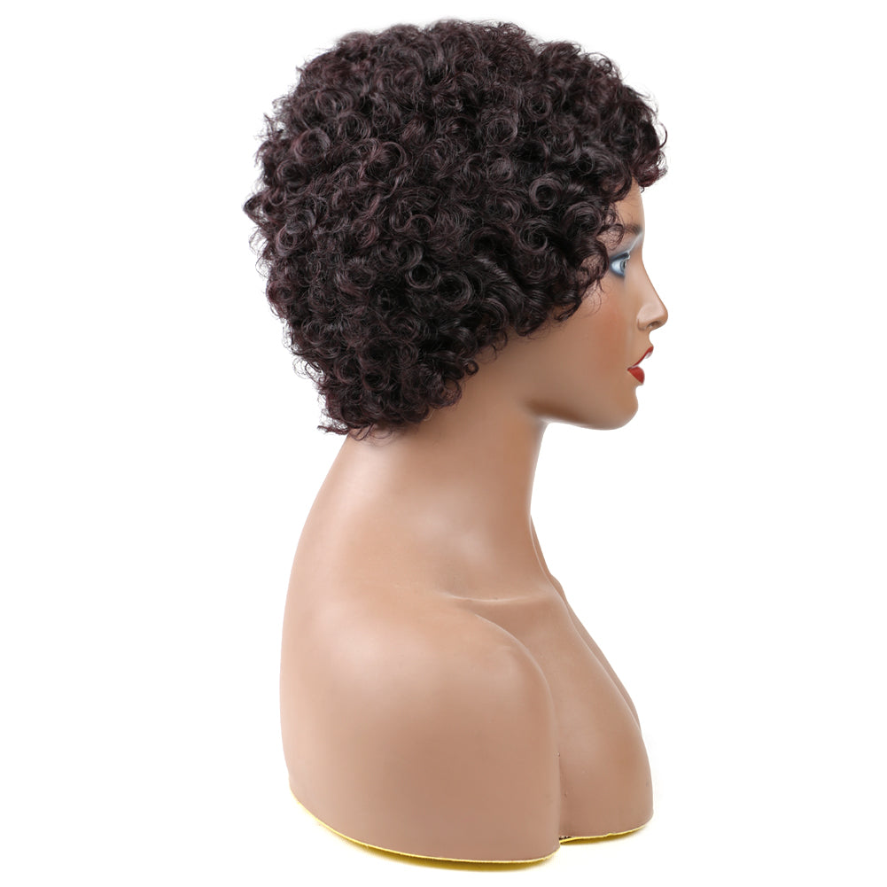 Synthetic Hair Wig Wool Roll -brown