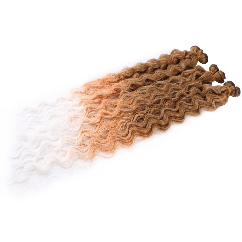 Fiber body wave Six Piece Set Hair weft-3