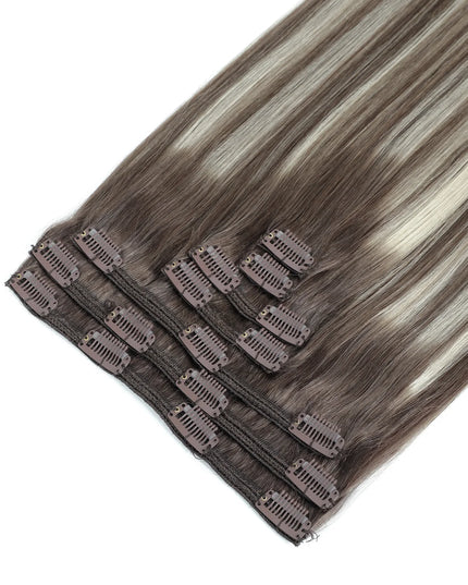 remy clip hair extensions---#200