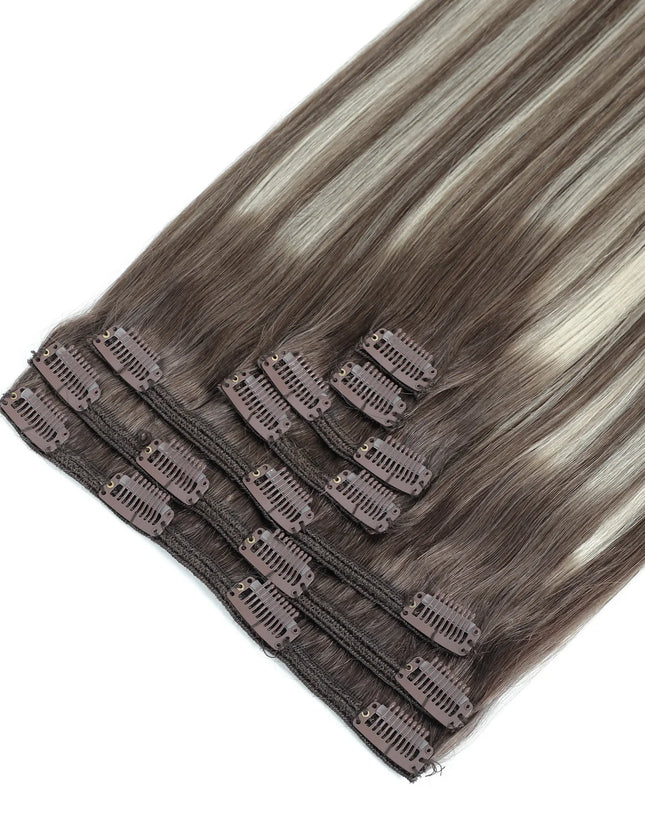 remy clip hair extensions---#200