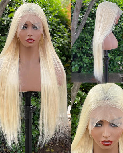 Synthetic lace frontal color wig---13*6---blonde color