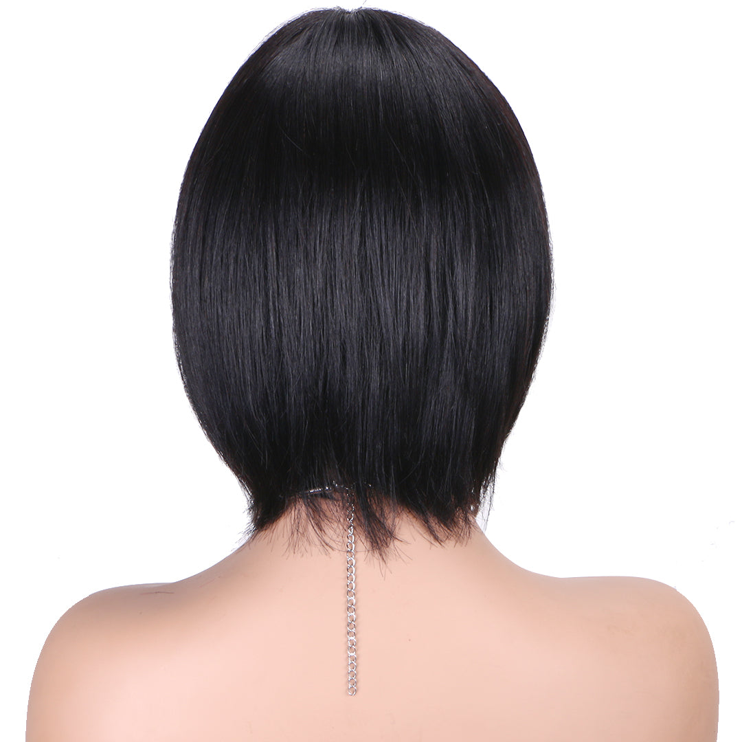 Machine made pixie cut wig---JK9030---8 inch--- RMB 99