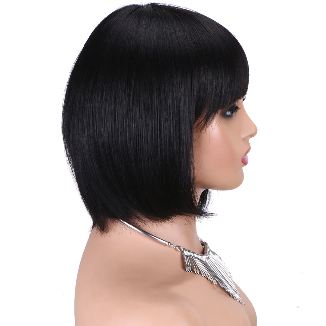 Machine made pixie cut wig---JK9030---8 inch--- RMB 99